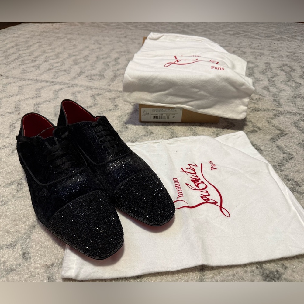 Christian Louboutin Greggy Chick P Strass BLACK